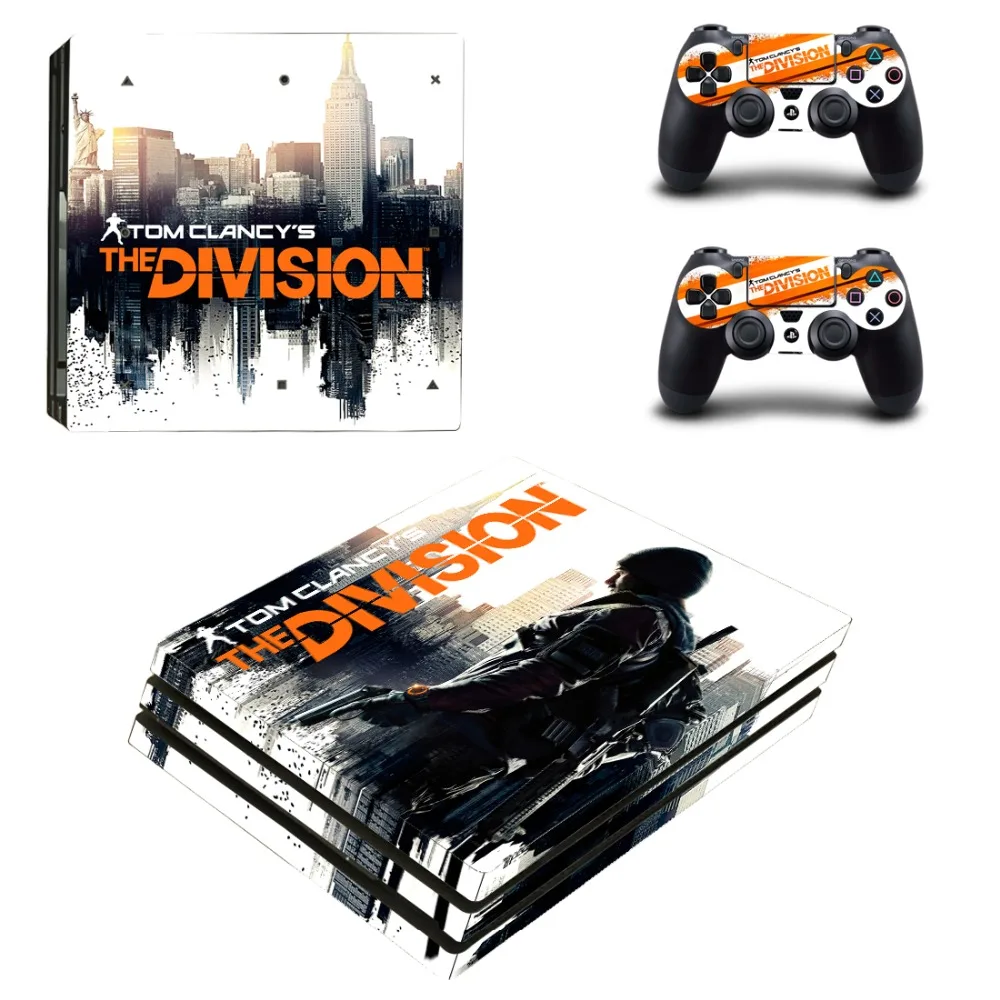 

Tom Clancy's The Division PS4 Pro Skin Sticker Decal for PlayStation 4 Console and 2 Controller PS4 Pro Skin Sticker Vinyl