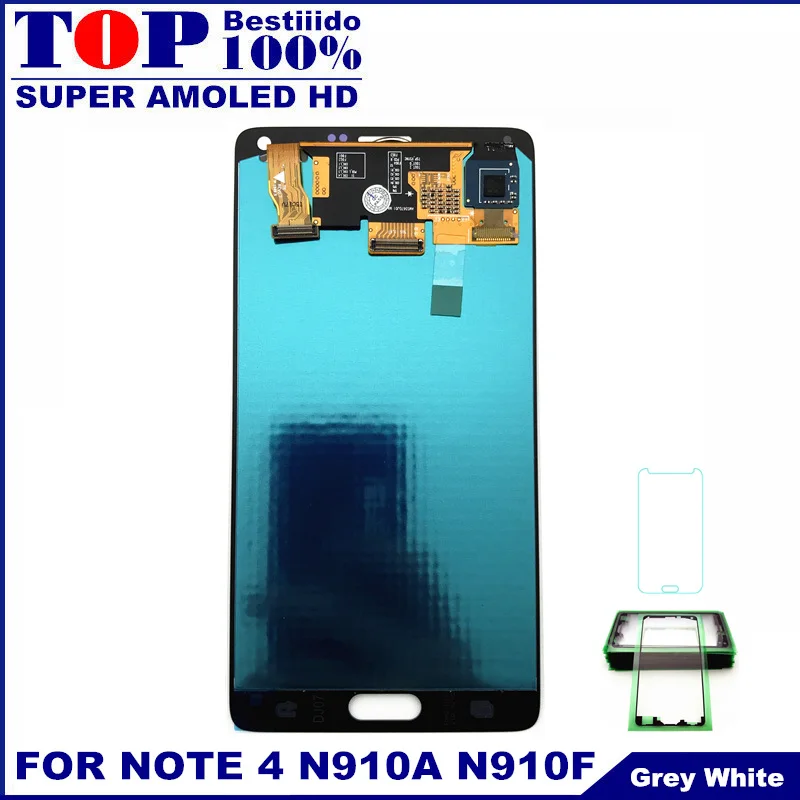 imágenes para Para Samsung Galaxy Note 4 N910 Nota4 N910F N910A N910H Exhibición Pantalla LCD Táctil Digitalizador Asamblea Reemplazo con la Etiqueta Engomada Libre imágenes para Para Samsung Galaxy Note 4 N910 Nota4 N910F N910A N910H Exhibición Pantalla LCD Táctil Digitalizador Asamblea Reemplazo con la Etiqueta Engomada Libre