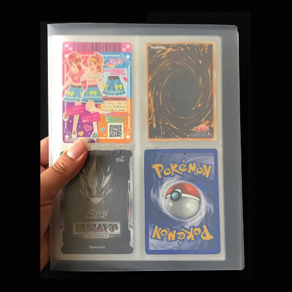 192 объемные карты Прозрачные Альбомы для Pokemon CCG MTG Magic Yugioh настольные игры карты держатель для книги