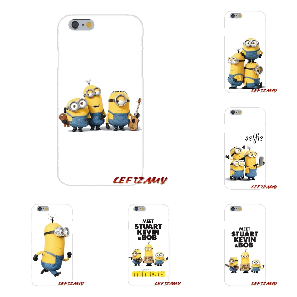 

Transparent Soft Skin Cover For Samsung Galaxy A3 A5 A7 J1 J2 J3 J5 J7 2015 2016 2017 Kevin Stuart Bob Minions Movie Accessories