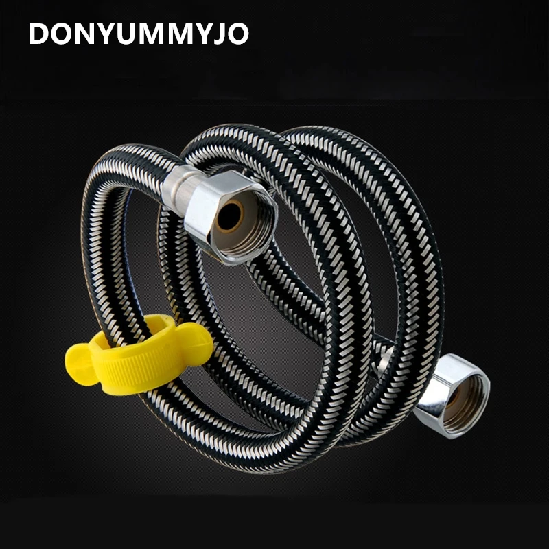 DONYUMMYJO 20pcs/pack G1/2' 40CM Stainless Steel Plumbing Hoses Double