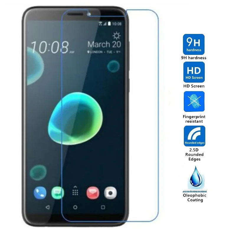 2 шт. для HTC Desire 12 M9 Plus 828 700 626 530 728 Закаленное стекло Защитная пленка экрана M7 Mini