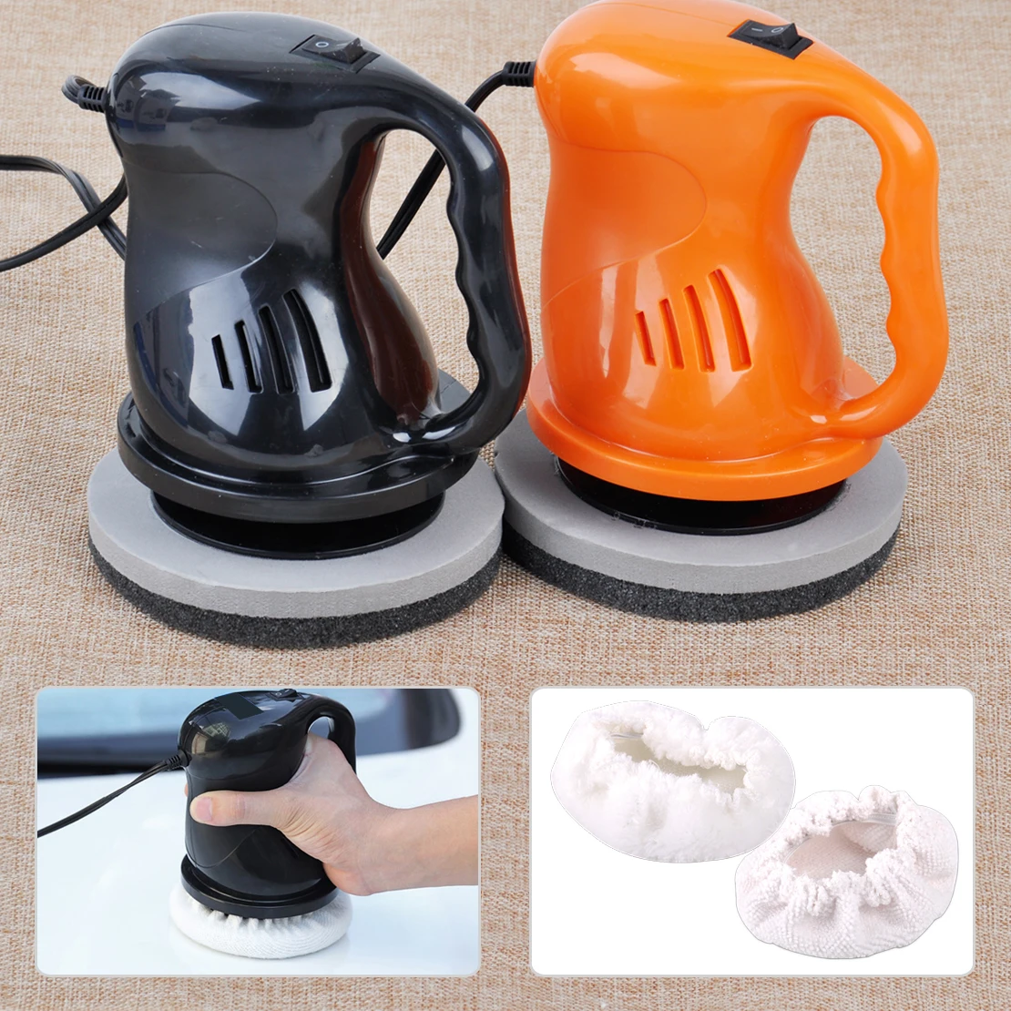 CITALL 12V 40W Electric Car Polishing Buffing Waxing Machine Home Outdoor Waxer Polisher