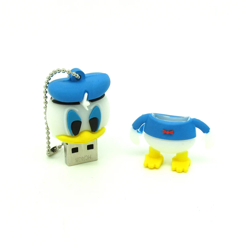 USB флеш накопитель в виде дональда дака 4/8/16/32 гб|donald duck usb|duck usbpendrive usb 2.0 |
