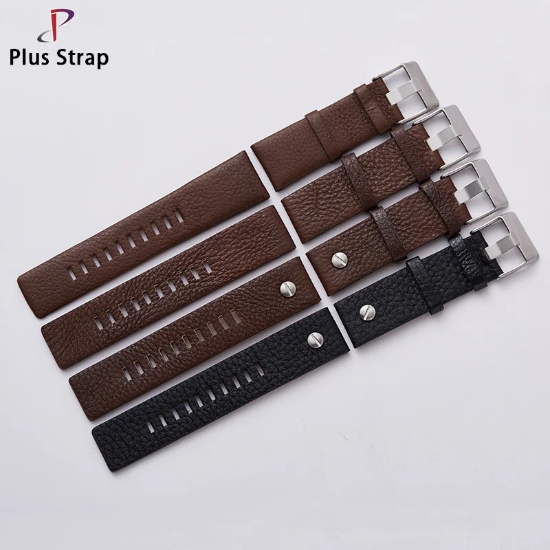 

Plus Strap Fashion Watchband with Rivet Watch Strap Wristband Belt Bracelet for Watch DZ7313 DZ7322 DZ7257 Replacement
