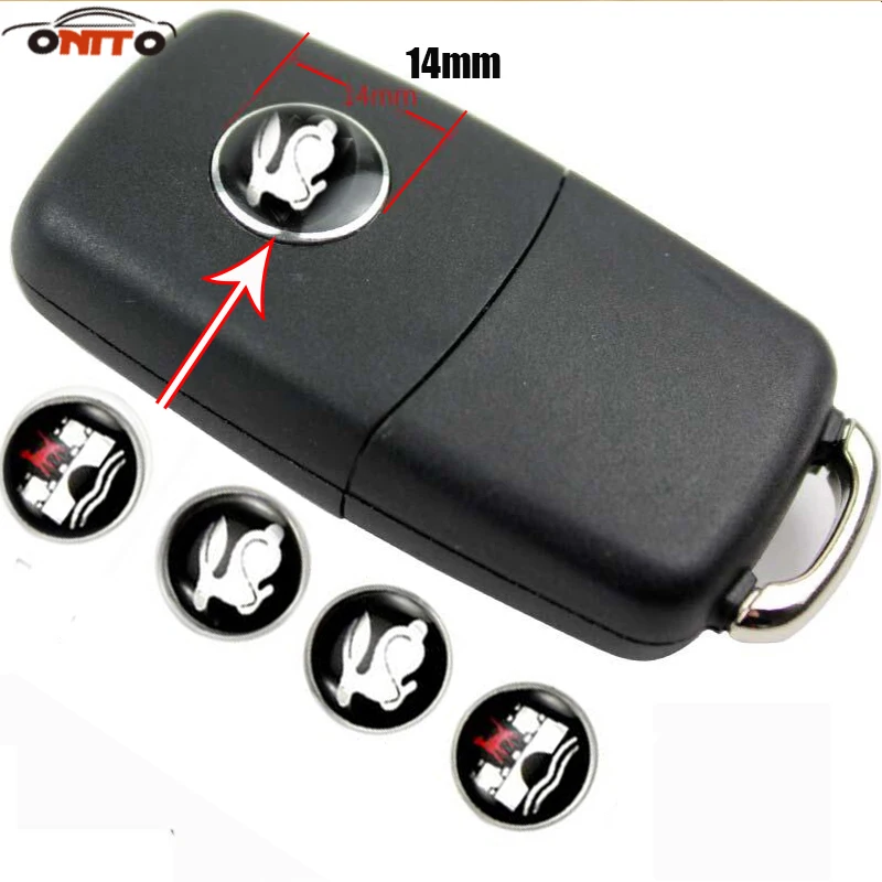 1pcs 14mm car key emblem remote key logo car key sticker for Mazda