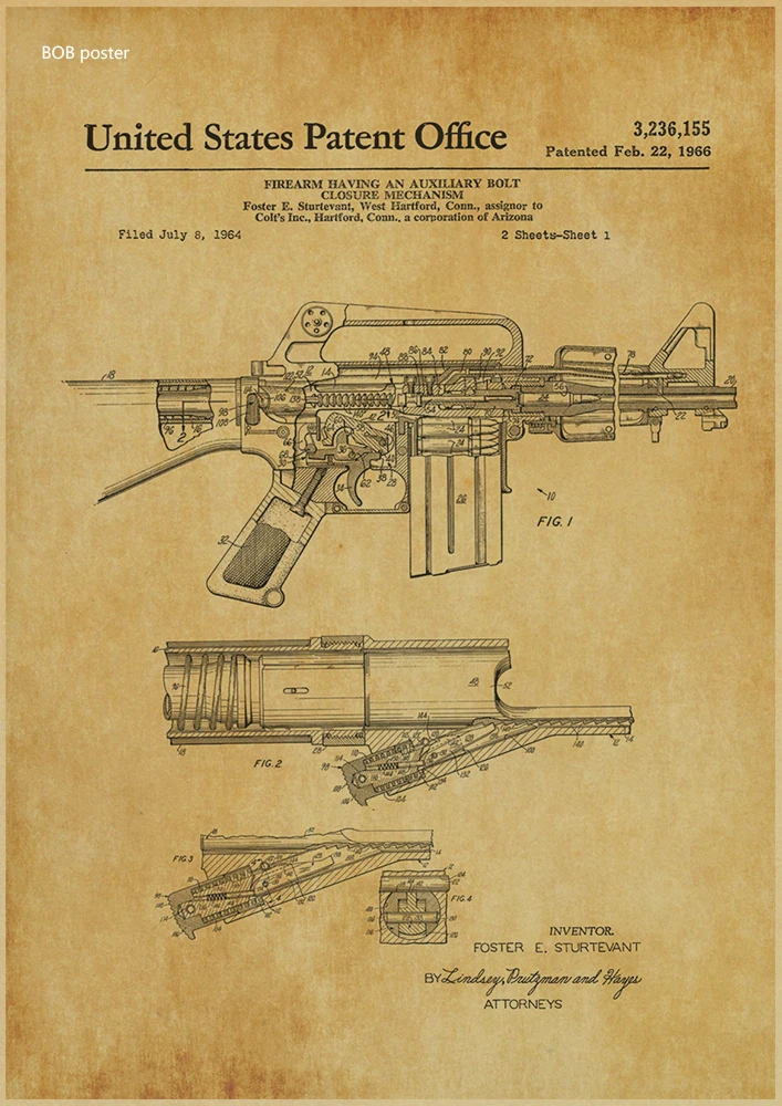 AK74/47 плакаты с изображением оружия/военные фанаты ВИНТАЖНЫЙ ПЛАКАТ из крафт-бумаги Ретро плакат/настенные декоративные бумажные плакаты Наклейка на стену - Цвет: P060