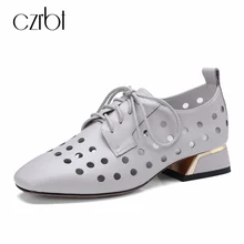 CZRBT/ г. женская обувь на плоской подошве Демисезонная обувь из натуральной кожи повседневная женская обувь на шнуровке с квадратным носком, с перекрестной шнуровкой, серого и белого цвета