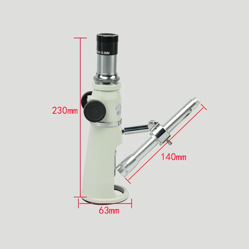  40X/100X poche Mini bijoux de poche LED Illuminant Microscope poignée Loupe monoculaire bijoux Loup