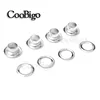 100sets Metal Eyelets with Grommet Dia.2mm~6mm for DIY Scrapbooking Cap Leathercraft Shoes Belt Bag Tag Clothes Accessories ► Photo 3/6