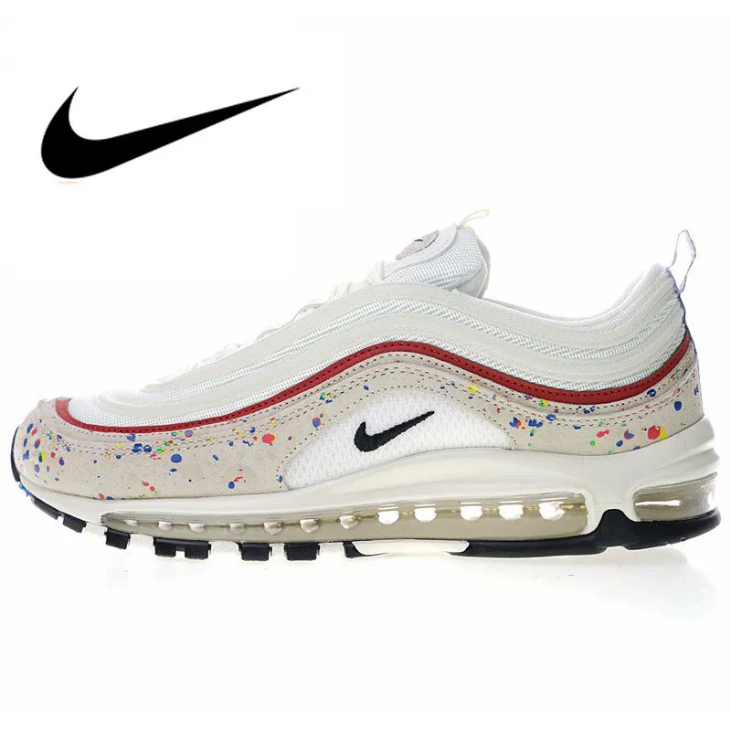 

Original authentic NIKE Air Max 97 paint splash women's running shoes outdoor sports shoes jogging walking designer fashion