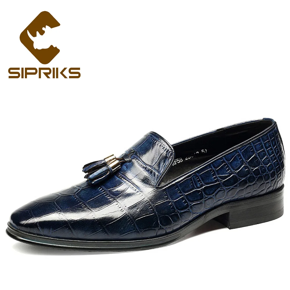 blue alligator shoes