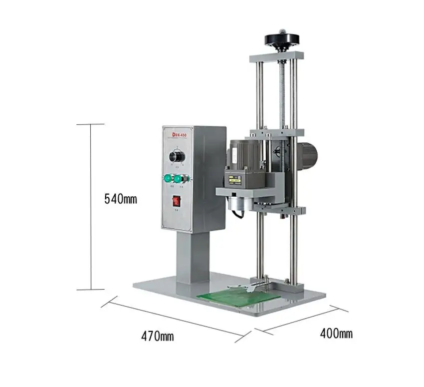 DDX-450 Электрическая Автоматическая Машина Для Укупоривания колпачками, круглые колпачки, укупорка диаметром 10-50 мм Машина Для Укупоривания винтовыми колпачками, крышка бутылки 220 В