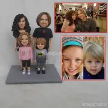 Кукла из полимерной глины OOAK Подарки Для Семьи Для дедушки, дедушки, палатки, подарок на заказ, человеческое лицо, фигурка, миниатюрная статуя