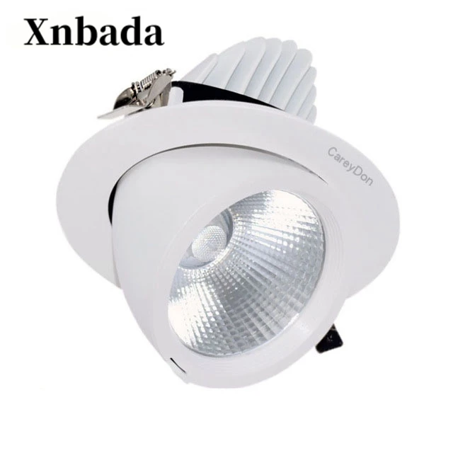 

Rotatable LED Downlight 15W-38W Led COB Ceiling Bulb AC110V 220V Dimmable Recessed LED Spot Light Decoration Lamp Free shipping