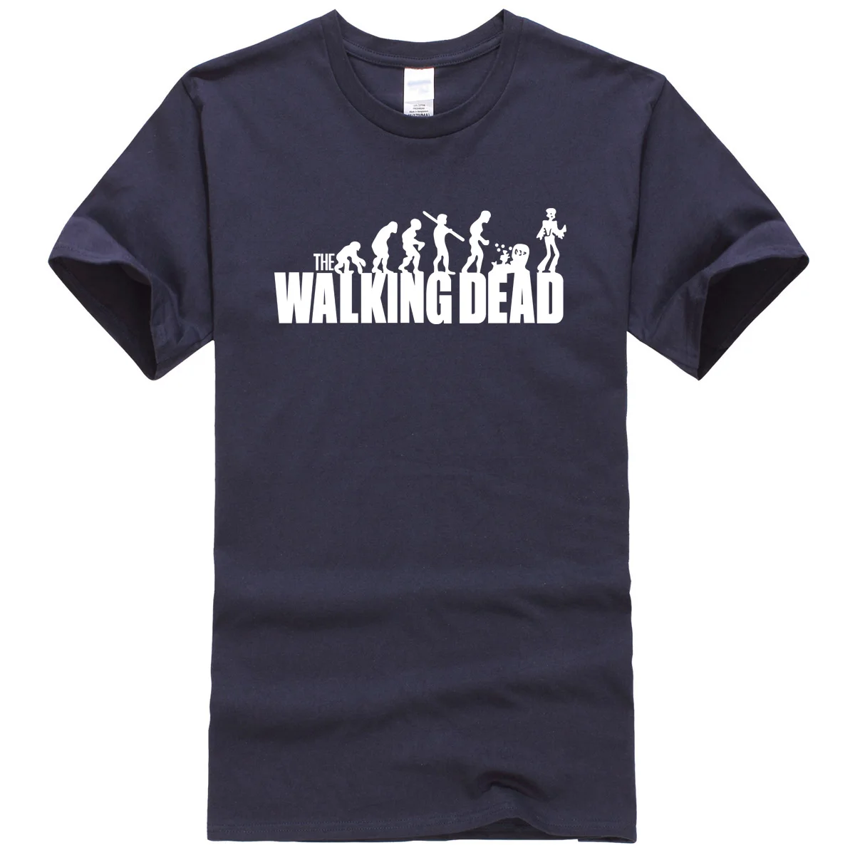 

T-shirts for men 2019 summer Walking Dead letter printed funny t shirts casual men's sportwear short sleeve O-neck tops tees
