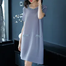 Модный стиль футболки с коротким sleevesolid раза бисером футболки