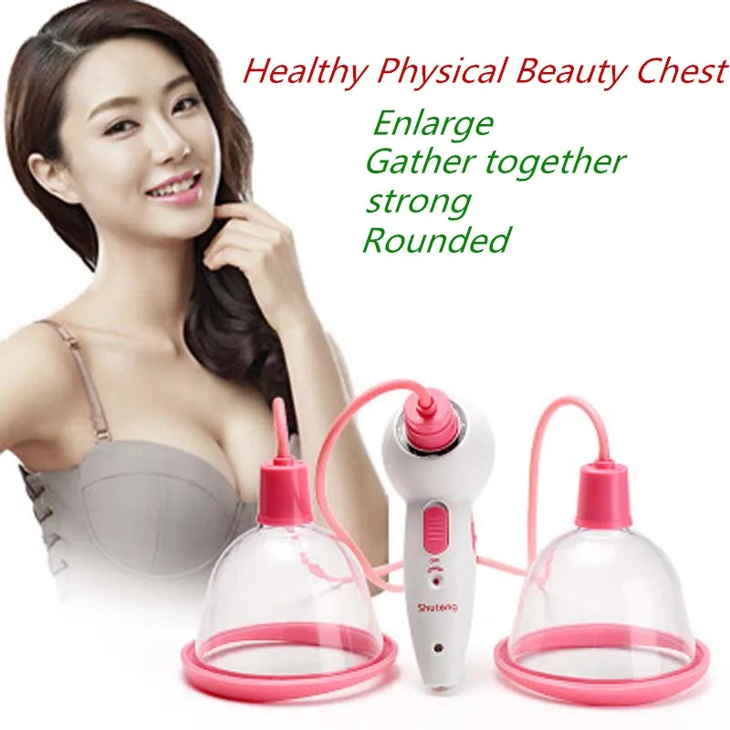

Electric Breast Massager Vacuum Cup Breast Enlargement Pump Nipple Sucker Big Breast Bella Vibrating Bra Enlarge Enhance