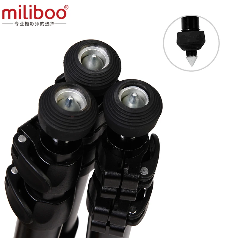 Miliboo MTT701A без штатива для профессиональной DSLR камеры/цифровой видеокамеры нагрузка 25 кг максимальная высота 160 см/63"
