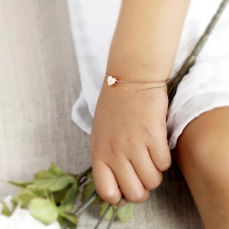 Детский браслет с цветочным узором для девочек, ожерелье, ювелирное изделие для маленьких девочек, Подарочный Шарм-браслет для девочек, изысканное Золотое популярное ювелирное изделие