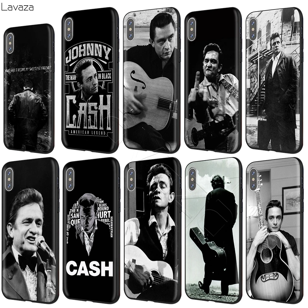 Lavaza Johnny Cash Middle Finger Case for iPhone 12 mini 11 Pro XS Max XR X 8 7 6 6S Plus 5 5s se | Мобильные телефоны и