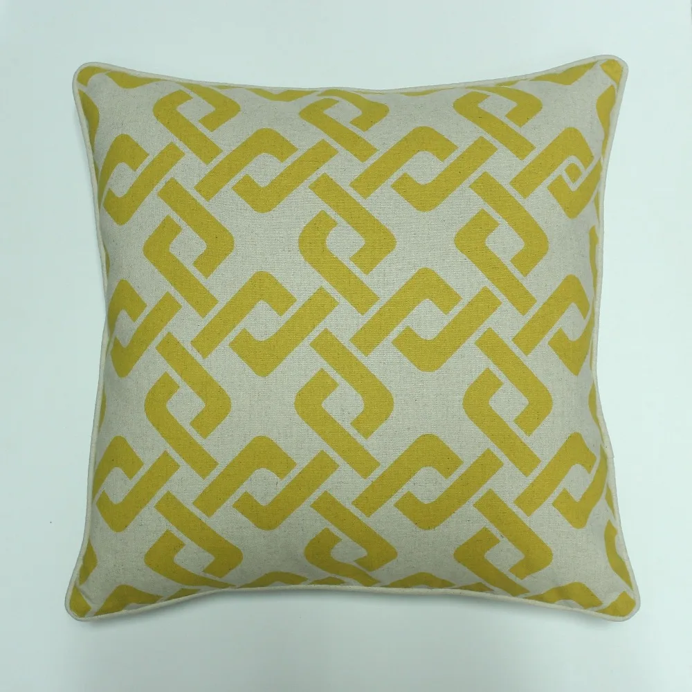 VEZO HOME printed geometric cotton canvas sofa cushions cover home