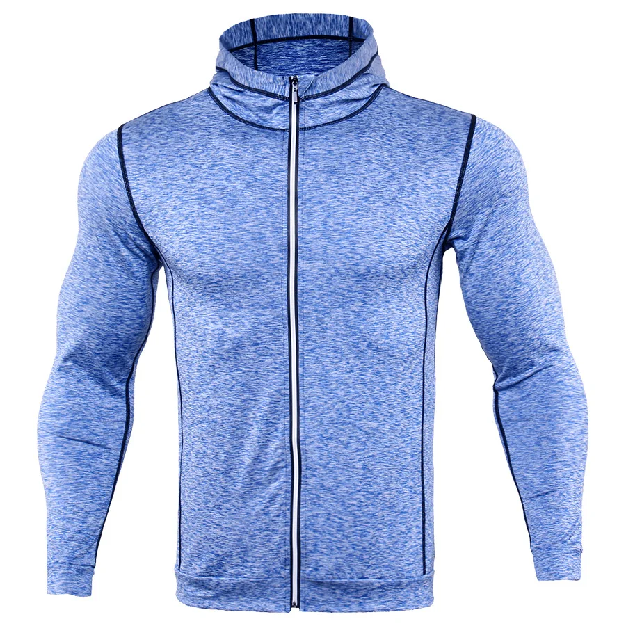 Для мужчин спортивные худи сжатие Hoody Crossfit кофты Мужчин Спортивная Мужская