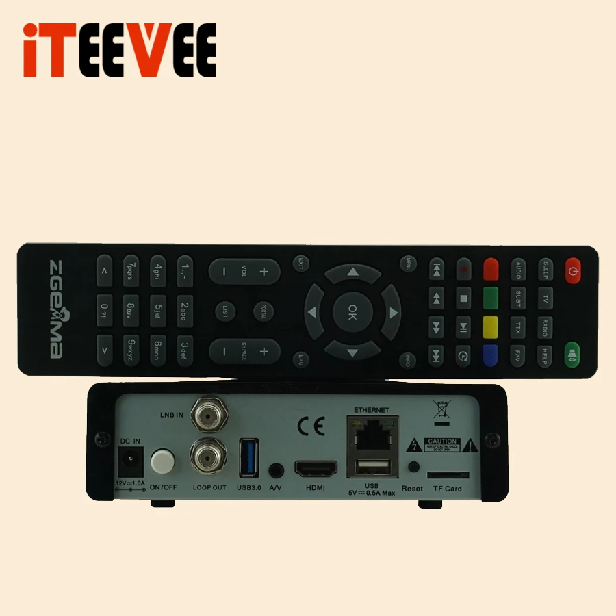 

ZGEMMA H9S bulit in 300M WIFI DVB-S2X Multistream 4K UHD Satellite Receiver Support Middleware Stalker 1pc