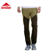 ROYALWAY мужские походные брюки внутренние флисовые съемные брюки для кемпинга на открытом воздухе ветрозащитный треккинг брюки быстросохнущие брюки# RFQM2087F