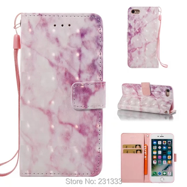 Чехол для Iphone 8 7 Plus 6 6S SE Apple Ipod Touch 5 блестящая подставка ID карты кожаный чехол