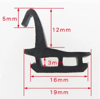 

5 meters EPDM window seal waterproof and windproof soundproof sealing strip