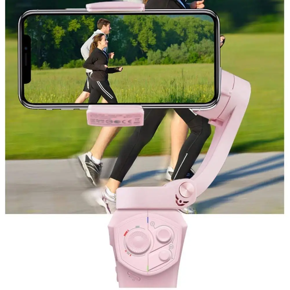 Discount Cadiso 3-Axis Foldable Pocket-Sized Video Phone Handheld Gimbal Stabilizer for iPhone Smartphone GoPro & Wireless Charging 3