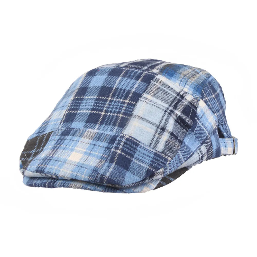 New Kenmont Brand Spring Autumn Boy Kids Children 100% Cotton Newsboy Cabbie Cap Peak Ivy Hat Visor Casquette 6-9Y 5842