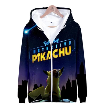 

Pokemon Anime Hoodies Zipper Harajuku Zipper Sweatshirt Man Tracksuit Loose Hoodie Sweatshirts Plus Size Hoodie Streetwear