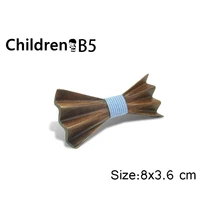 Деревянный галстук-бабочка для мальчиков и девочек, галстук-бабочка галстуки, маленькие размеры, галстук-бабочка для школьников и родителей и детей