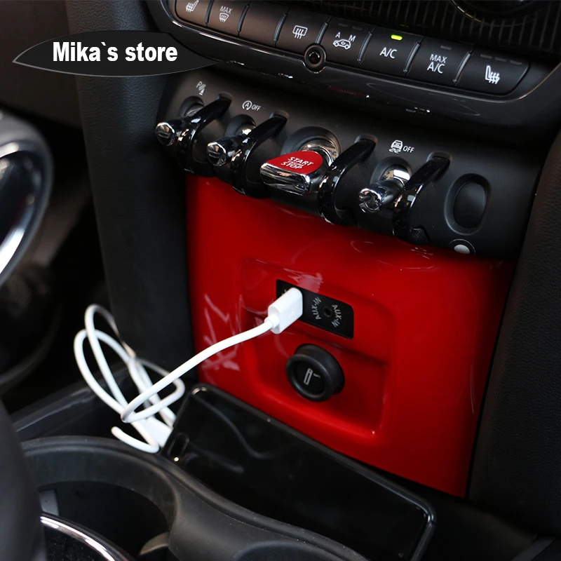 PC Union Jack AUX Зажигалка накладка чехол наклейка для mini cooper F60 земляк автомобиль-Стайлинг интерьера украшения