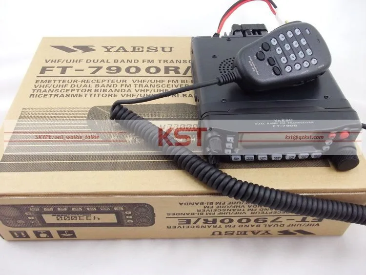 YAESU FT-7900R 50 Вт Высокая мощность двухдиапазонный FM трансивер 2 метра 70 см мобильный любительский радио