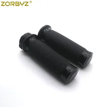 ZORBYZ " 25 мм черные алюминиевые рукоятки с ЧПУ для Harley Sportster Touring Dyna Softail на заказ
