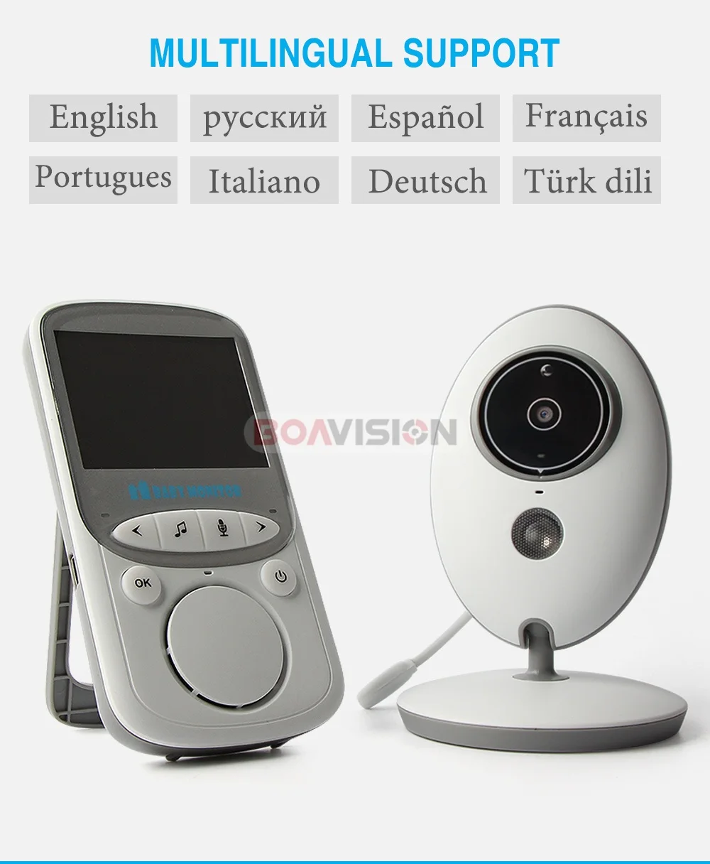 07 2.4ghz wireless video baby monitor