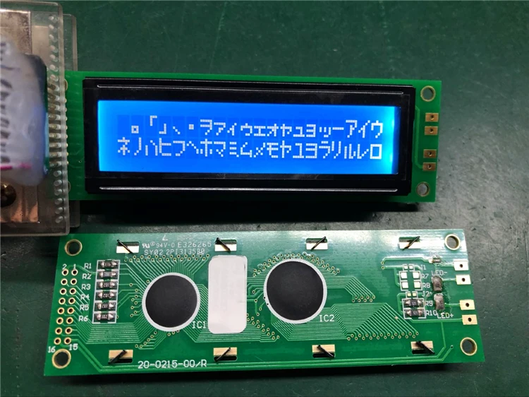 

1Pcs 2002 LCD 116X37MM 5V 2002 LCD 20X2 character blue screen white code / gray screen black code LCD screen