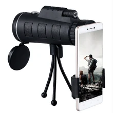 40X60 монокулярный телескоп HD мини уличный Монокуляр охотничий кемпинг скопы с компасом телефон клип штатив