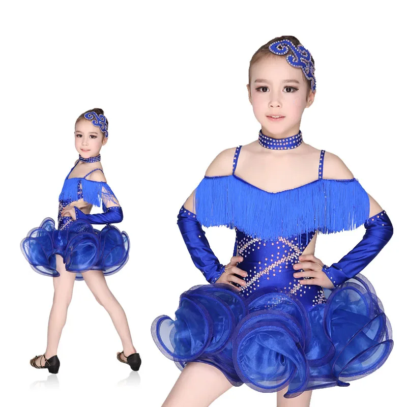 Buy Girls Camisole Latin Fringe Dress Children Dance