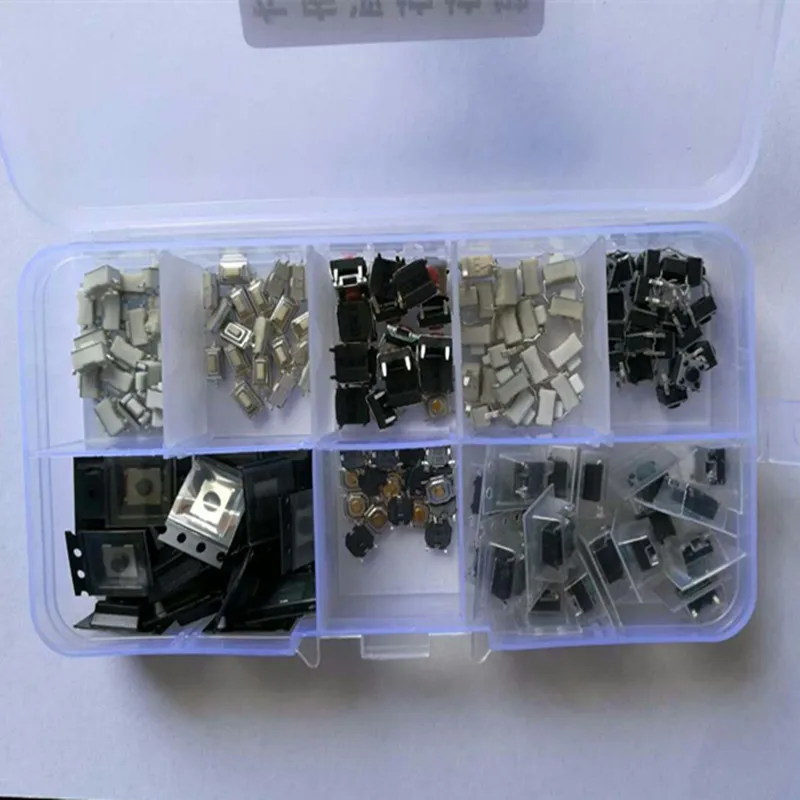 

8Model 160PCS Tactile Push Button Switch Micro Switch Car remote control button switches For Honda Hyunda Kia VW Peugeot Toyota