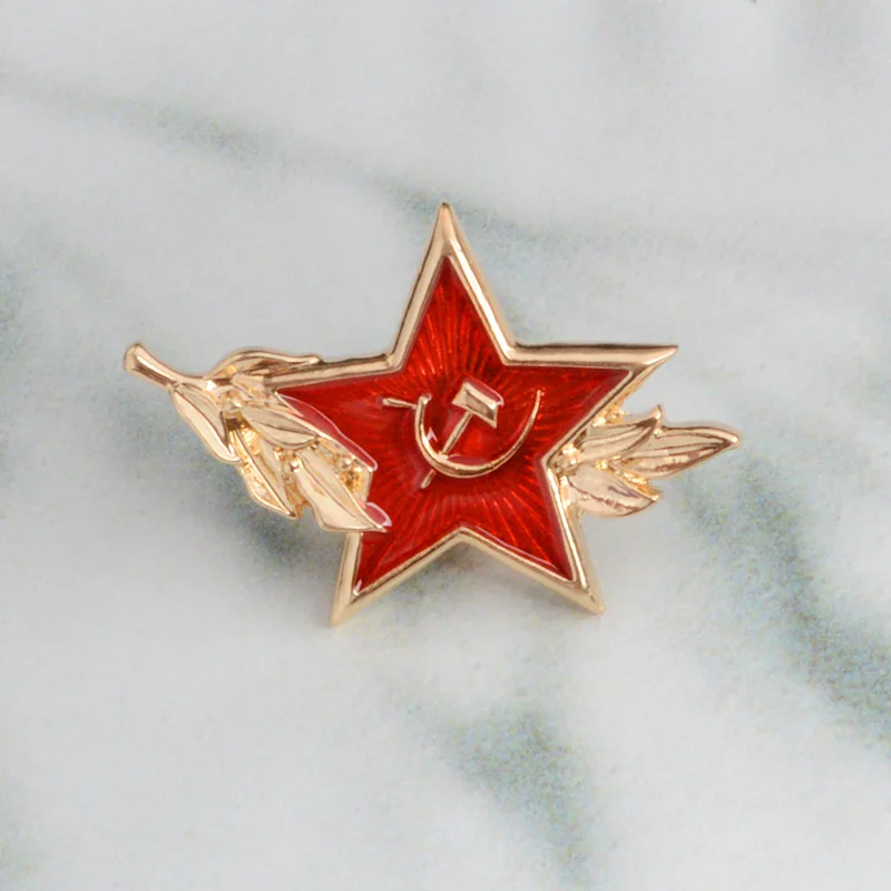 Значок символ молотка большой патриотической войны лист СССР красная звезда