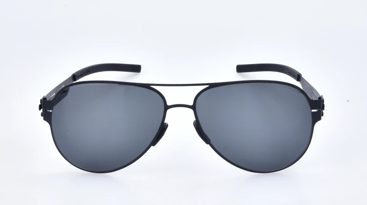 Бренд Pilot, дизайнерские поляризованные солнцезащитные очки без винта для мужчин и женщин, модные очки Oculos, чехол