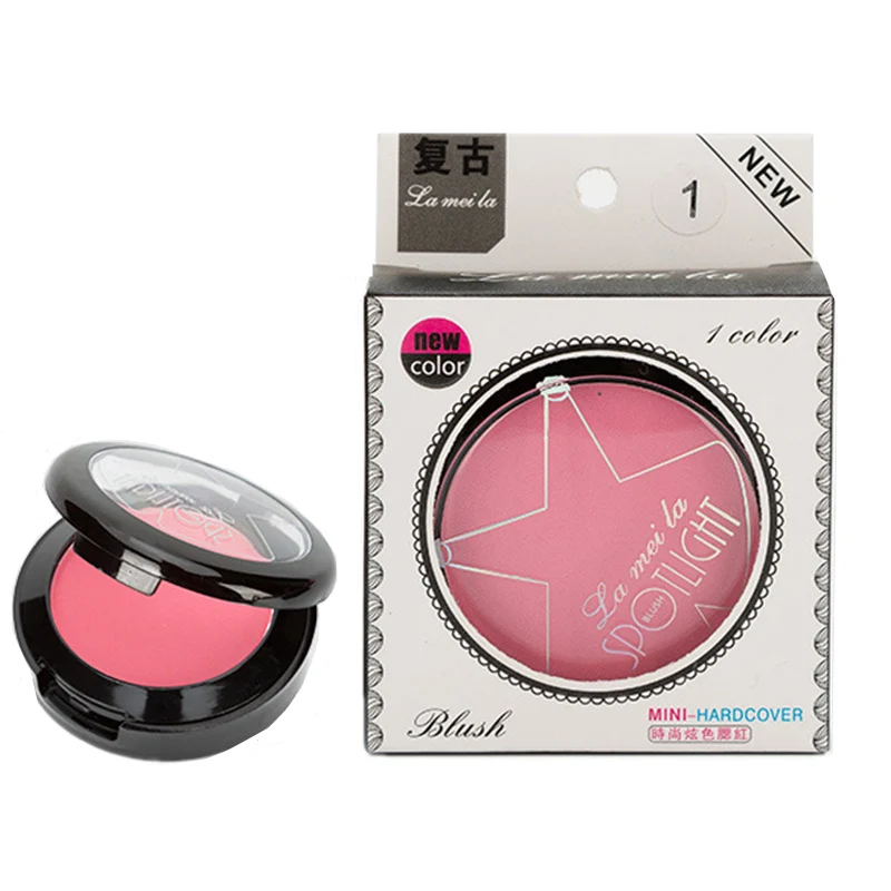 

New Grooming Makeup Blush 4 Color blusher different color Powder pressed Foundation Face Blusher,Soft 3D shine makeup blush
