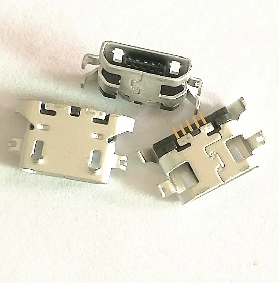 200 шт. микро мини usb гнездо разъема зарядки Разъем Запасные части для Lenovo A319 A536 A6000