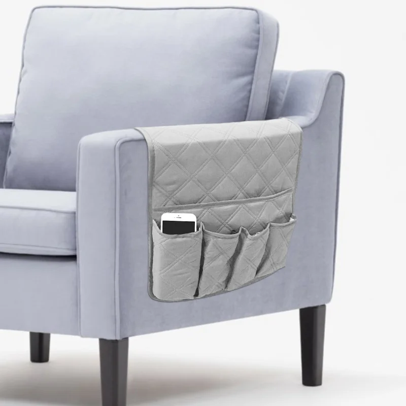 Sofa Storage Bag Couch Hanging Organizer Armrest Cover For Book