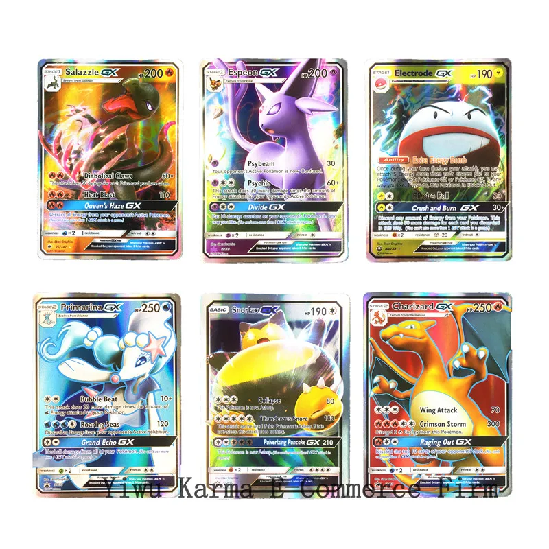 

High Quality 2019 New 200pcs GX MEGA EX toys card Game Battle trading for Children gifts