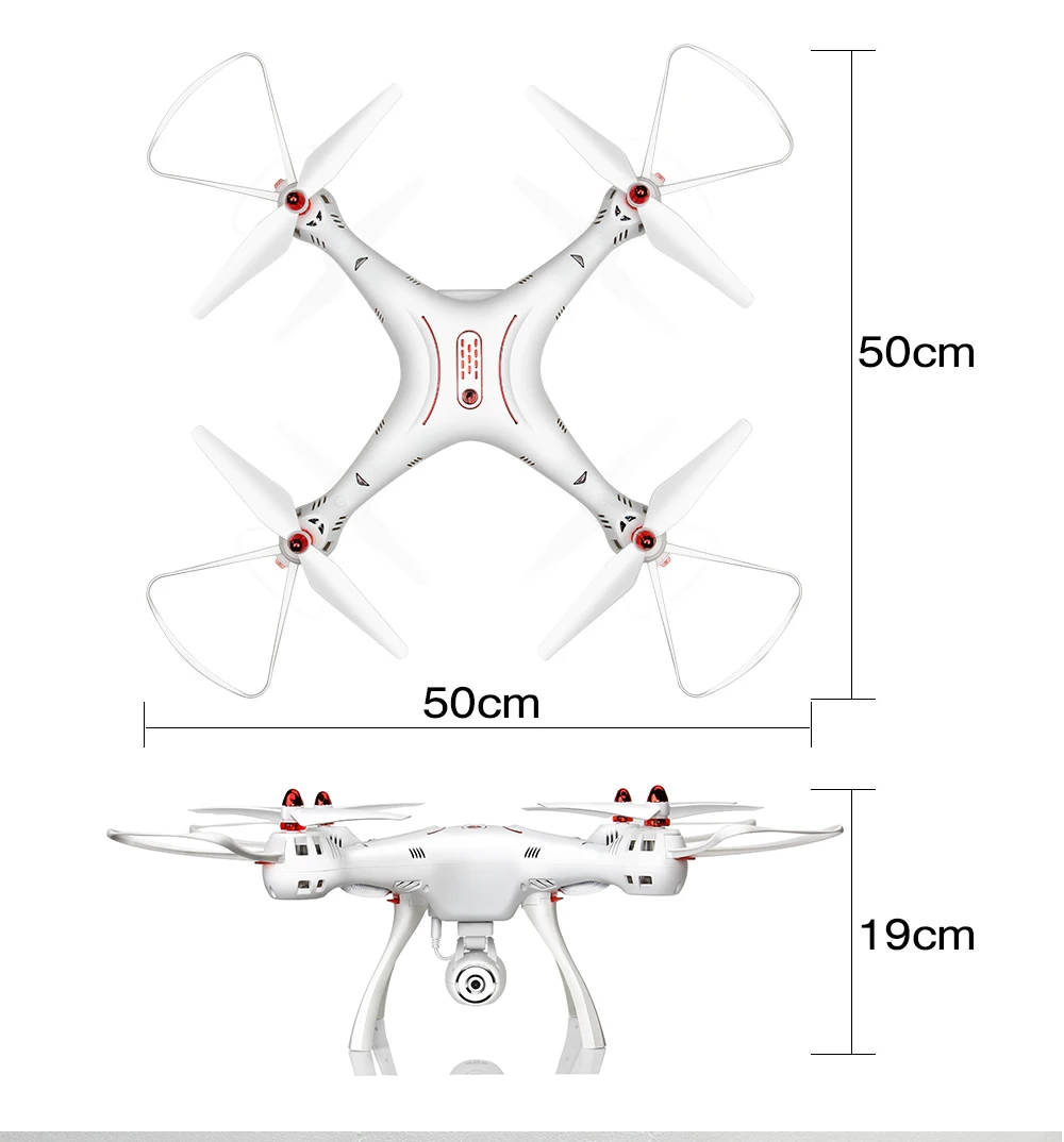 Квадрокоптер Syma X8SC X8SW WiFi FPV с барометром и функцией возврата 2.4GHz